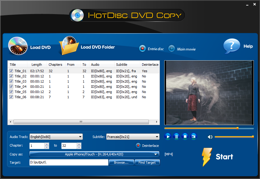HotDisc DVD Copy screen shot