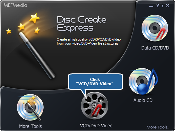 Choose Video DVD Burner