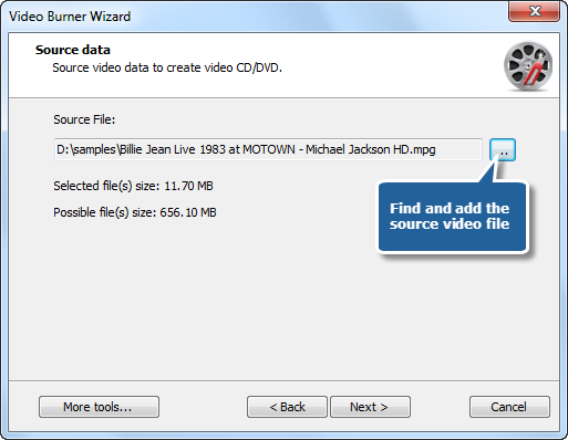 Add Source Video File