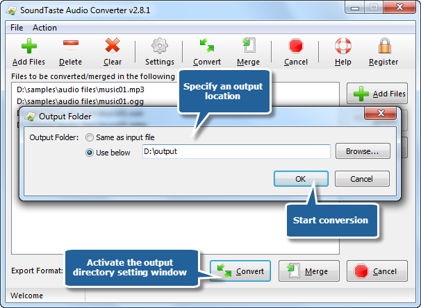 Start Conversion