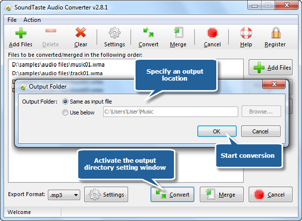 how to convert from wma to mp3