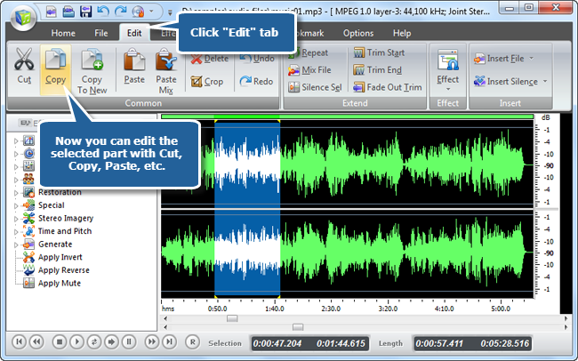 How to Edit Songs to Make a Remix CD with Free Music Editor Software ...